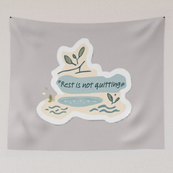 Item preview, Rest Is Not Quitting designed and sold by Makitiadesigns.