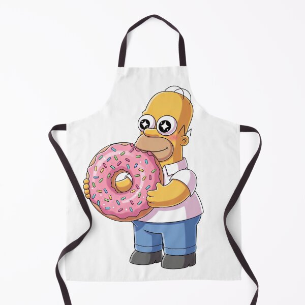 Item preview, Cute Homer Simpson with Giant Pink Donut Anime Eyes designed and sold by DohLab.