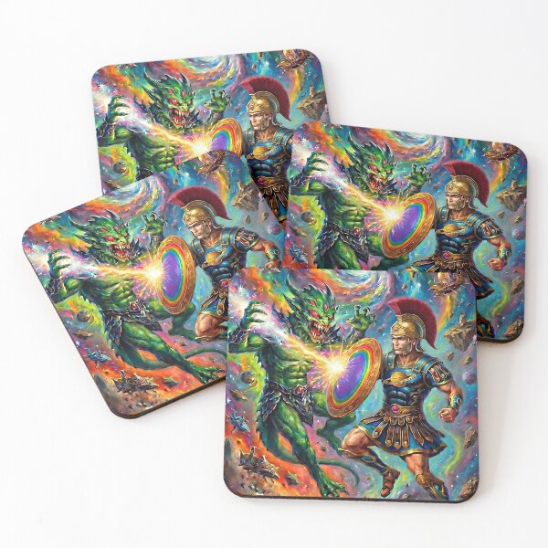 Item preview, Ancient warriors clash with monsters. designed and sold by PP&RAINBOW SHOP.