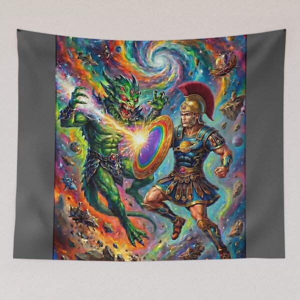 Item preview, Ancient warriors clash with monsters. designed and sold by PP&RAINBOW SHOP.