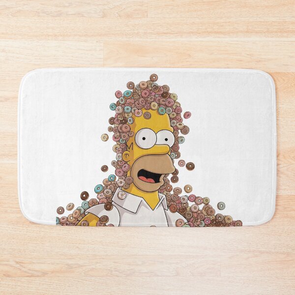 Item preview, Homer Simpson Covered in Mini Donuts Cartoon designed and sold by DohLab.