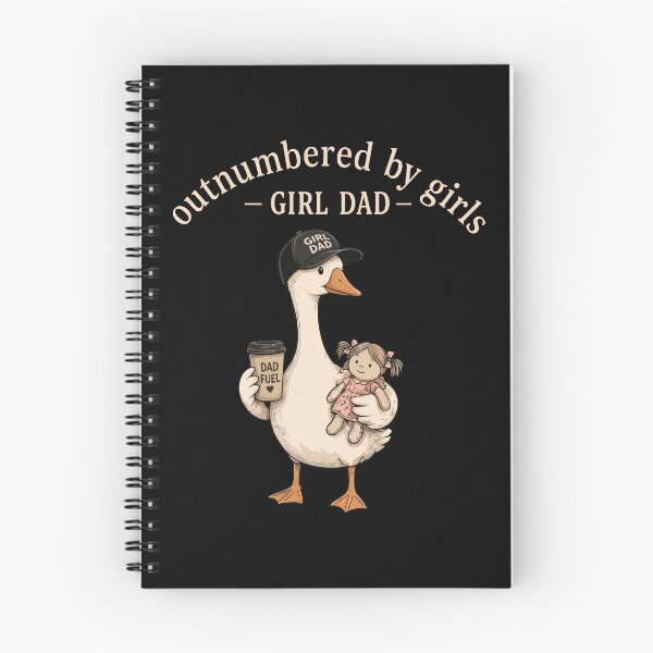 Item preview, Outnumbered By Girls Funny Girl Dad designed and sold by moabeArtistic.