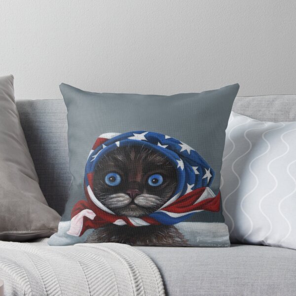 Item preview, Cat for celebrating the 250th anniversary of the United States of America designed and sold by EmilyDouArt.