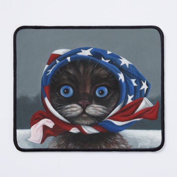 Item preview, Cat for celebrating the 250th anniversary of the United States of America designed and sold by EmilyDouArt.