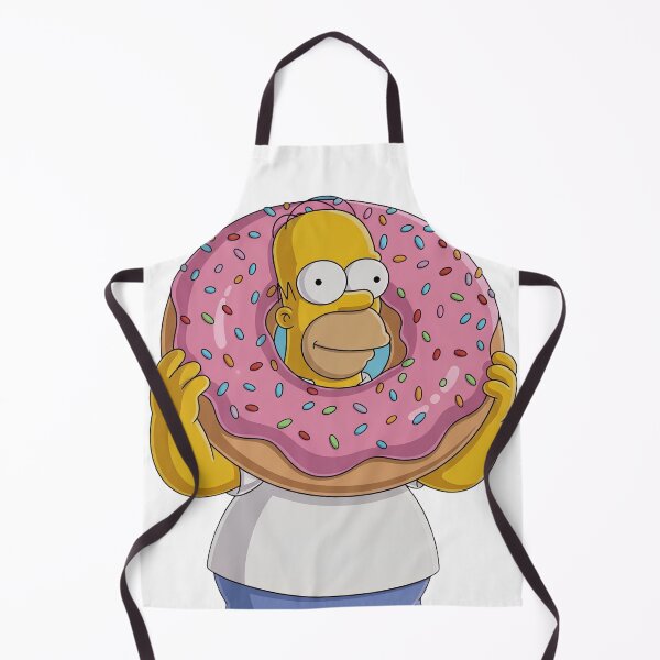 Item preview, Homer Simpson Peeking Through Giant Pink Donut designed and sold by DohLab.