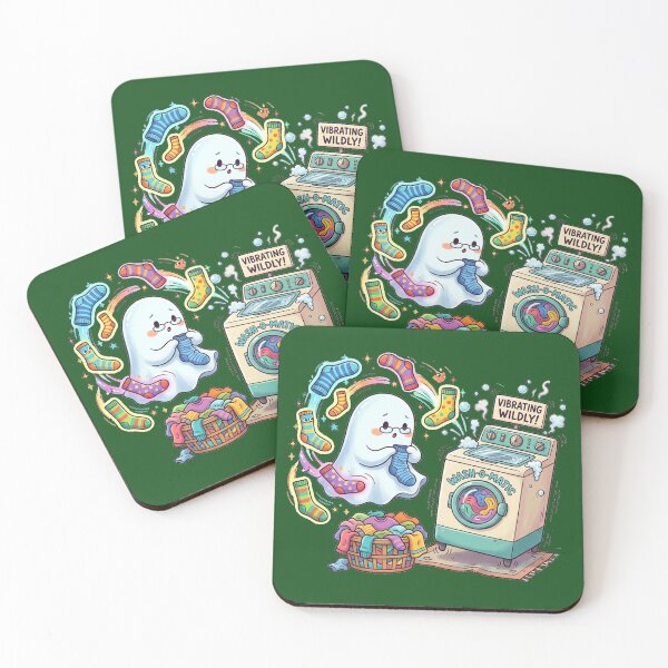 Item preview, Whimsical Ghost Laundry designed and sold by bolguzart.