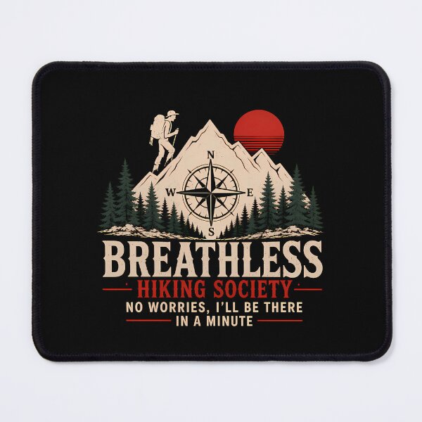 Item preview, Funny Hiking Design - No Worries I'll Be There In A Minute- Funny Outdoor Adventure Design designed and sold by Trinidesigns123.
