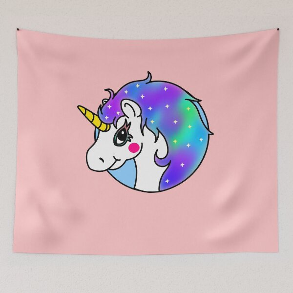Item preview,  Colorful Unicorn with background designed and sold by A5designs.