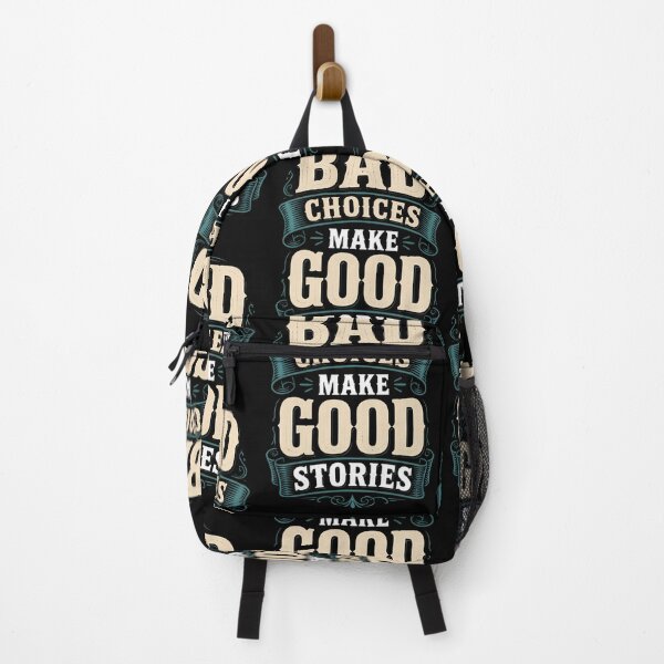 Item preview, tBad Choices Make Good Stories Funny Retro Quote Shirt designed and sold by Beauty2244.