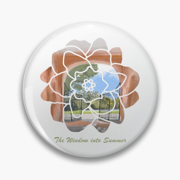Item preview, The Window Into Summer - Abstract Floral Garden Landscape  designed and sold by Tokraz-art.