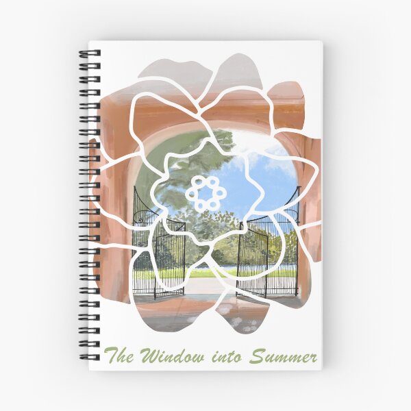Item preview, The Window Into Summer - Abstract Floral Garden Landscape  designed and sold by Tokraz-art.