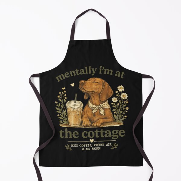 Item preview, Mentally I’m At The Cottage Shirt, Vizsla Lover Gift, Coffee Dog Mom Tee, Comfort Colors Style Shirt designed and sold by greatmar1.
