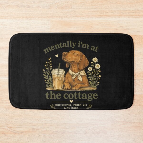 Item preview, Mentally I’m At The Cottage Shirt, Vizsla Lover Gift, Coffee Dog Mom Tee, Comfort Colors Style Shirt designed and sold by greatmar1.