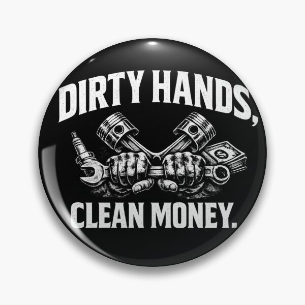 Item preview, Dirty Hands Clean Money Mechanic Humor Garage Worker Gift designed and sold by Ladys-Gents.