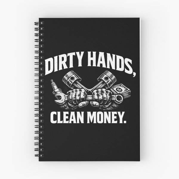 Item preview, Dirty Hands Clean Money Mechanic Humor Garage Worker Gift designed and sold by Ladys-Gents.