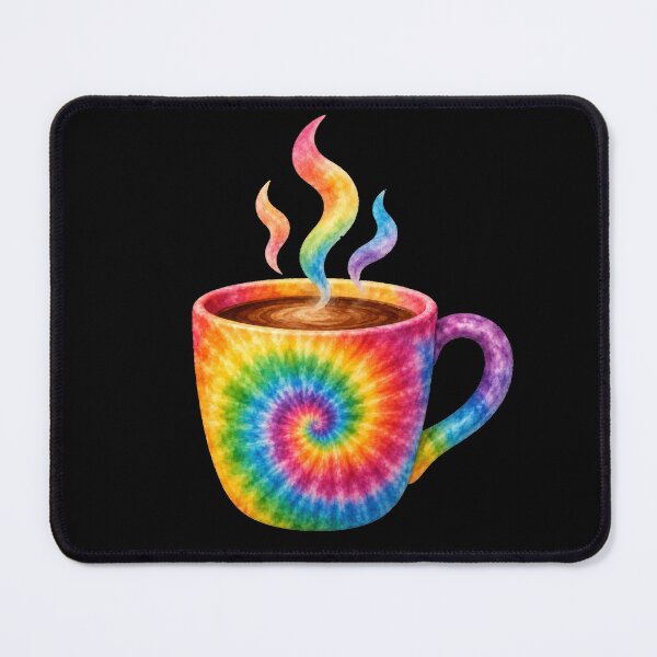 Item preview, Rainbow Tie Dye Coffee Mug Steam designed and sold by jgvisualarts.