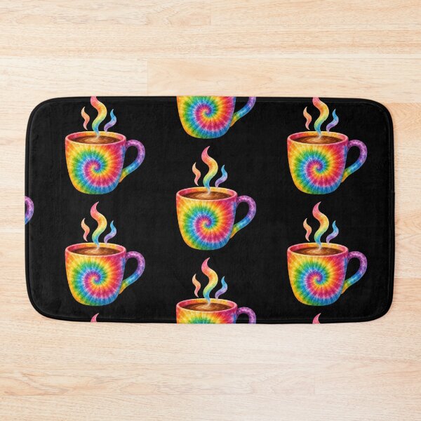 Item preview, Rainbow Tie Dye Coffee Mug Steam designed and sold by jgvisualarts.