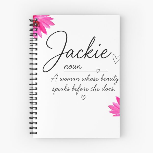 Item preview, “Jackie Definition – Cute Script Aesthetic” designed and sold by CashOutLater Co..