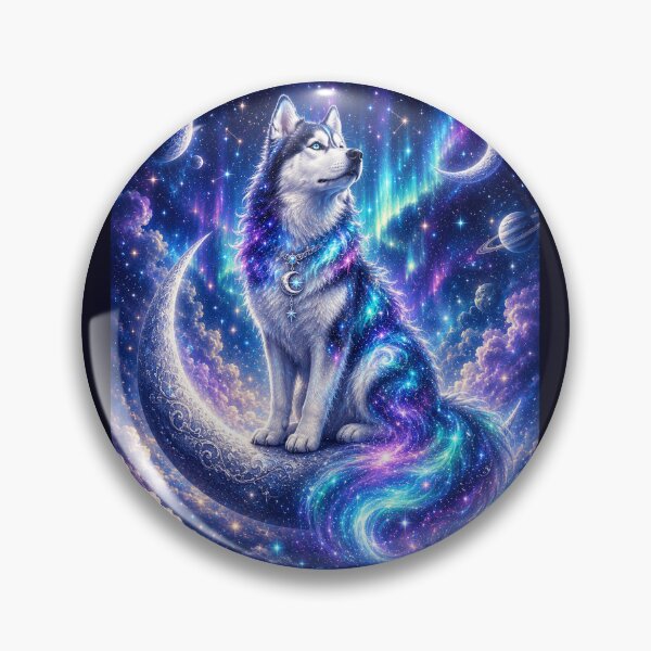 Item preview, Moonlit Husky designed and sold by Grace-Patriot.