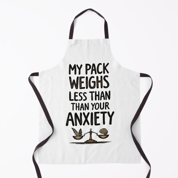 Item preview, Pack Weighs Less Than Your Anxiety Hiker designed and sold by NorthingShop.