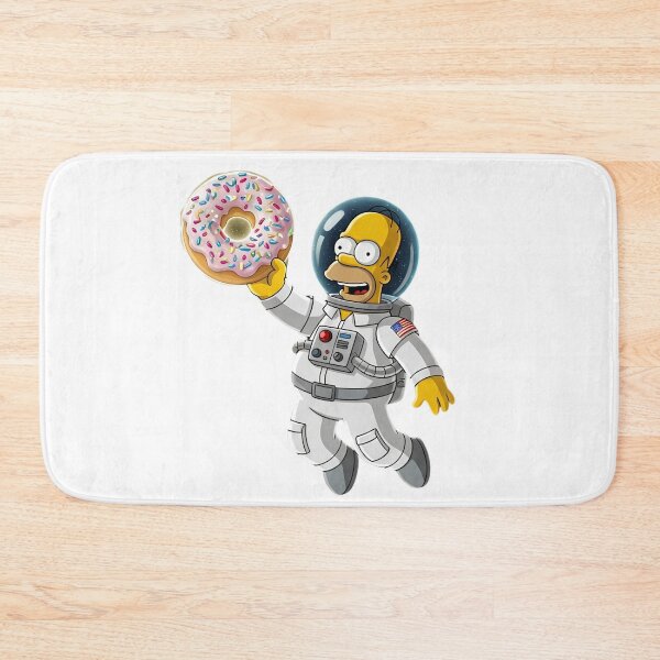 Item preview, Astronaut Homer Simpson with Giant Space Donut Cartoon designed and sold by DohLab.