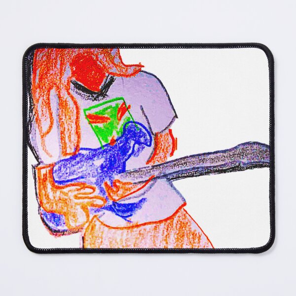 Item preview, Blue Ibanez Mikro Electric Guitar Sketch designed and sold by thaddeus & crimson, Adam Moyer.