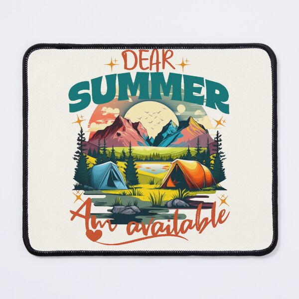 Item preview, Dear Summer I’m Available Retro Summer Camping designed and sold by deeloutshirts.