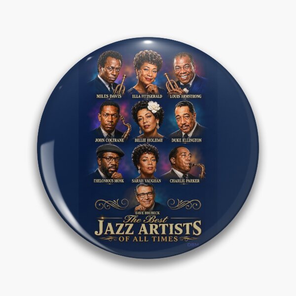 Item preview,  The Best Jazz Artists of All Times – Legendary Jazz Music Icons designed and sold by DBM Photo Art 1.