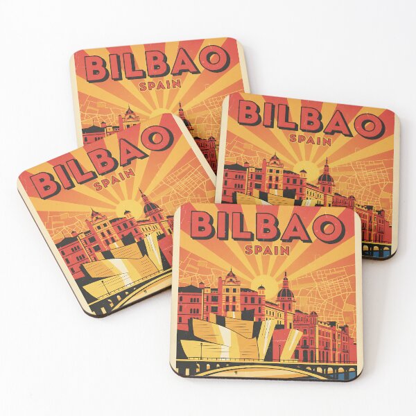 Item preview, Bilbao Spain 1950s Vintage Travel Tourism designed and sold by TravelersGems.