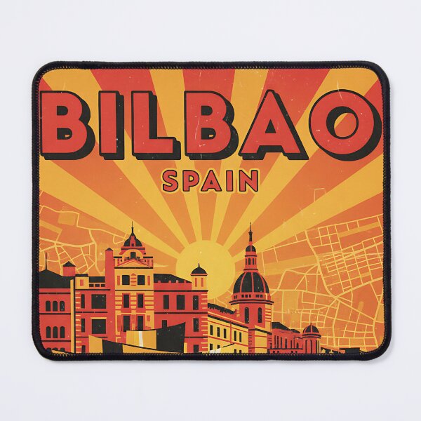 Item preview, Bilbao Spain 1950s Vintage Travel Tourism designed and sold by TravelersGems.