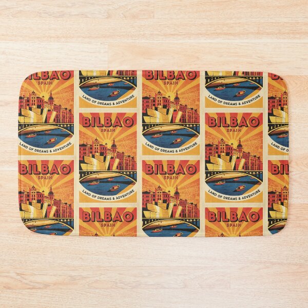 Item preview, Bilbao Spain 1950s Vintage Travel Tourism designed and sold by TravelersGems.