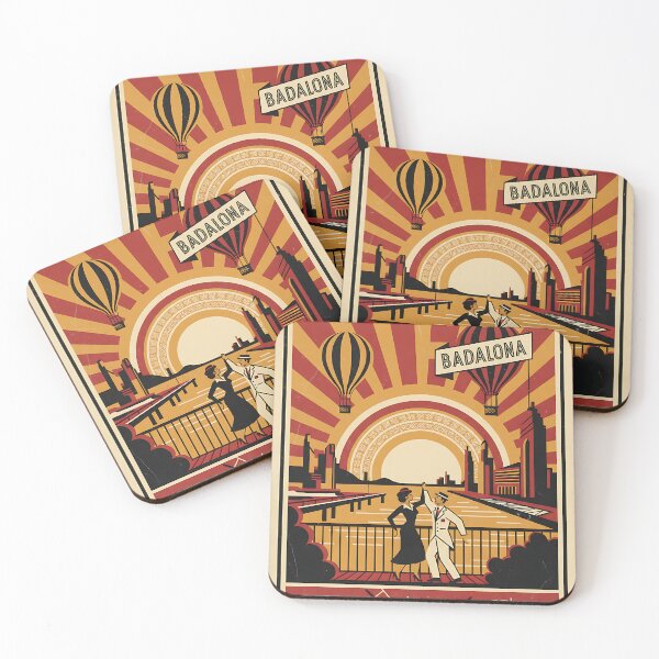 Item preview, Badalona Spain 1950s Vintage Travel Tourism designed and sold by TravelersGems.