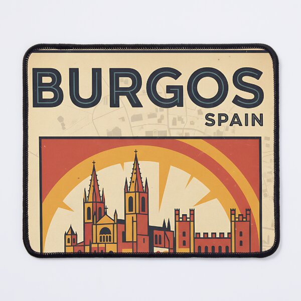 Item preview, Burgos Spain 1950s Vintage Travel Tourism designed and sold by TravelersGems.
