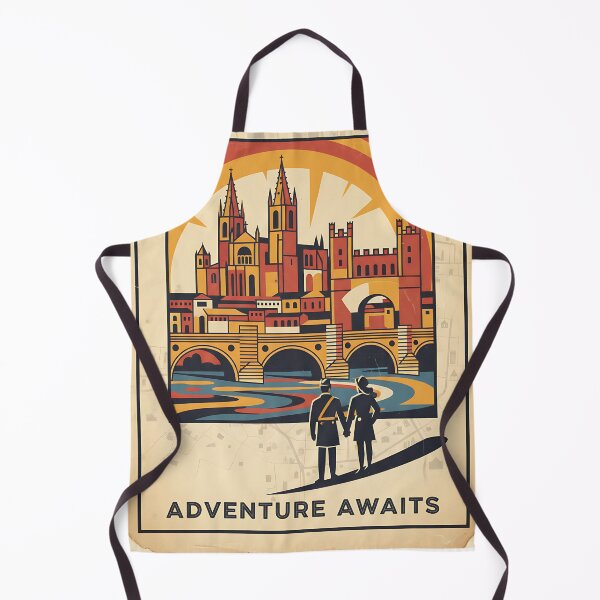 Item preview, Burgos Spain 1950s Vintage Travel Tourism designed and sold by TravelersGems.