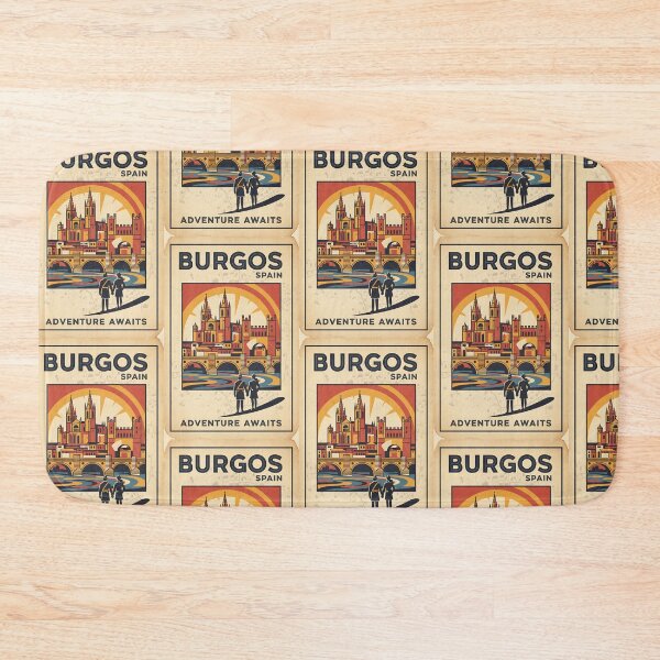 Item preview, Burgos Spain 1950s Vintage Travel Tourism designed and sold by TravelersGems.