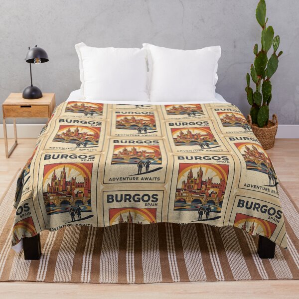 Item preview, Burgos Spain 1950s Vintage Travel Tourism designed and sold by TravelersGems.