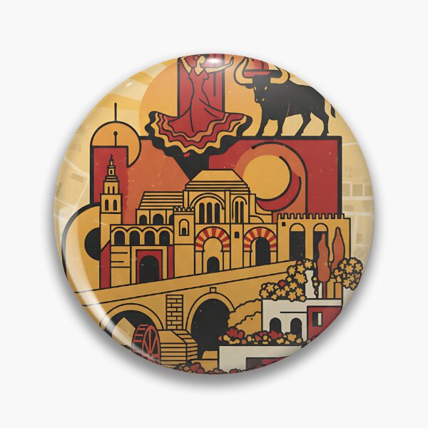 Item preview, Cordoba Spain 1950s Vintage Travel Tourism designed and sold by TravelersGems.