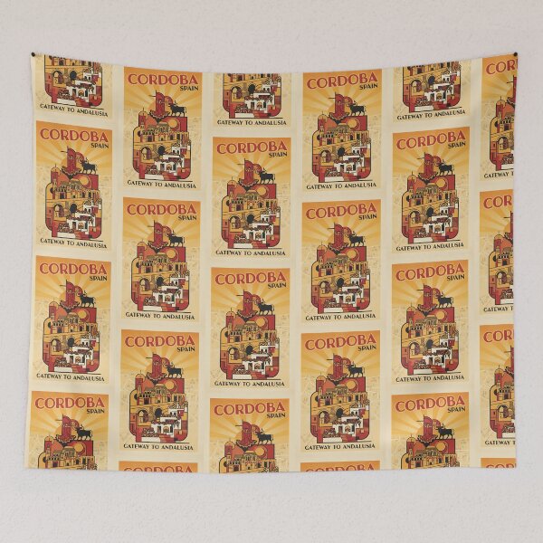 Item preview, Cordoba Spain 1950s Vintage Travel Tourism designed and sold by TravelersGems.