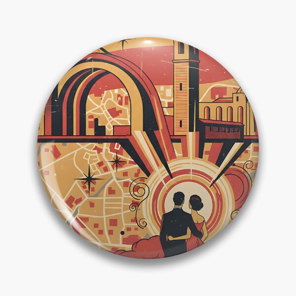 Item preview, Fuenlabrada Spain 1950s Vintage Travel Tourism designed and sold by TravelersGems.