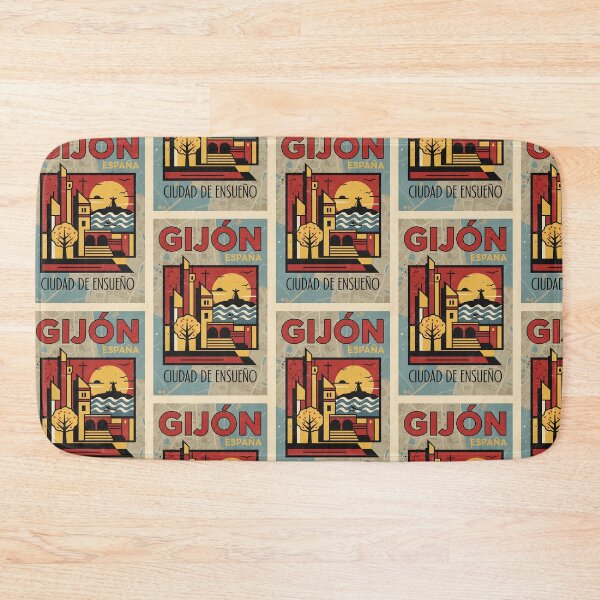 Item preview, Gijon Spain 1950s Vintage Travel Tourism designed and sold by TravelersGems.