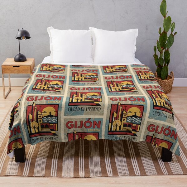 Item preview, Gijon Spain 1950s Vintage Travel Tourism designed and sold by TravelersGems.