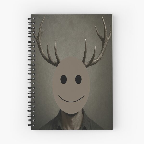 Item preview, Smiling Antler Man | Weirdcore Surreal Portrait Art designed and sold by Jankes88.