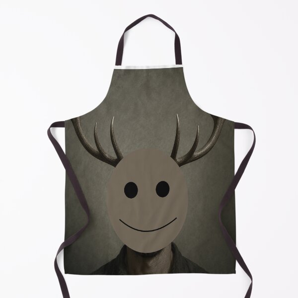Item preview, Smiling Antler Man | Weirdcore Surreal Portrait Art designed and sold by Jankes88.