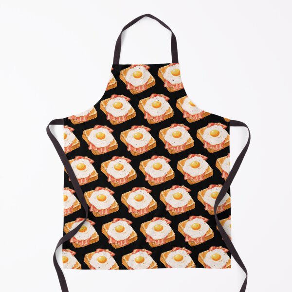 Item preview, Bacon and egg toast [black background] designed and sold by rizuNM.
