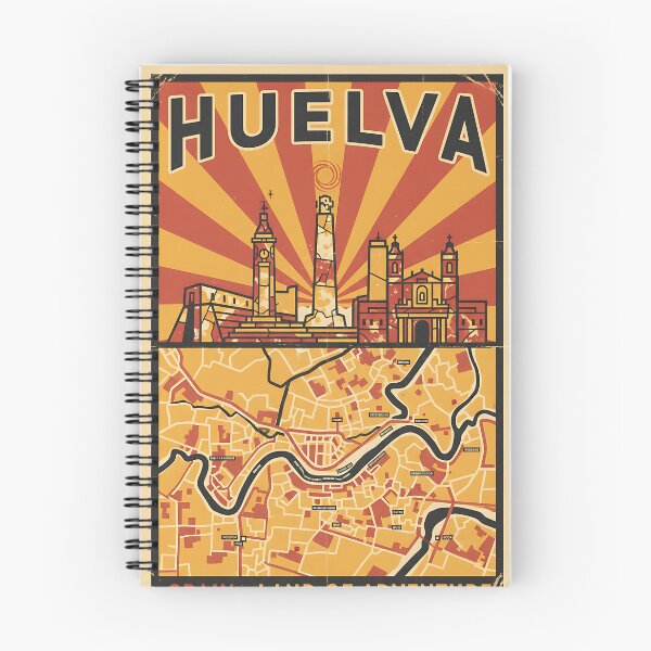 Item preview, Huelva Spain 1950s Vintage Travel Tourism designed and sold by TravelersGems.