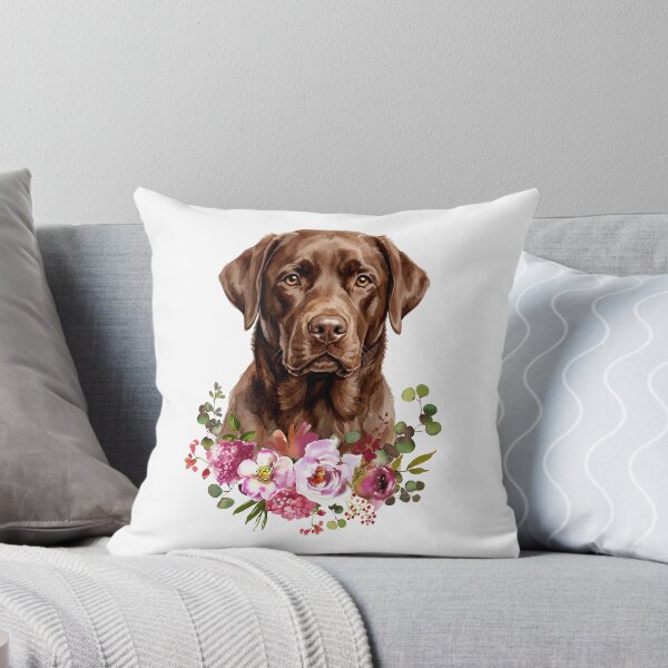 Item preview, Watercolor Chocolate Labrador Retriever designed and sold by Liededrom..