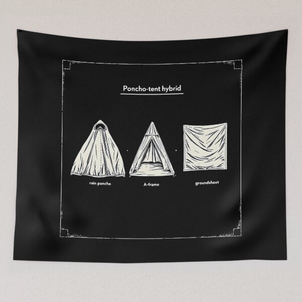 Item preview, Poncho Tent Commitment Hard Ultralight Hiker designed and sold by NorthingShop.