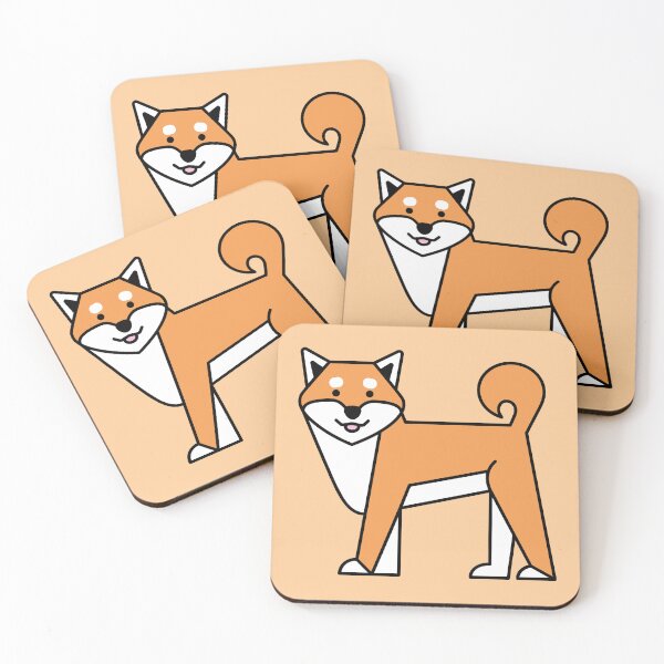 Item preview, Shiba inu full body  color logo designed and sold by Konopikyu.