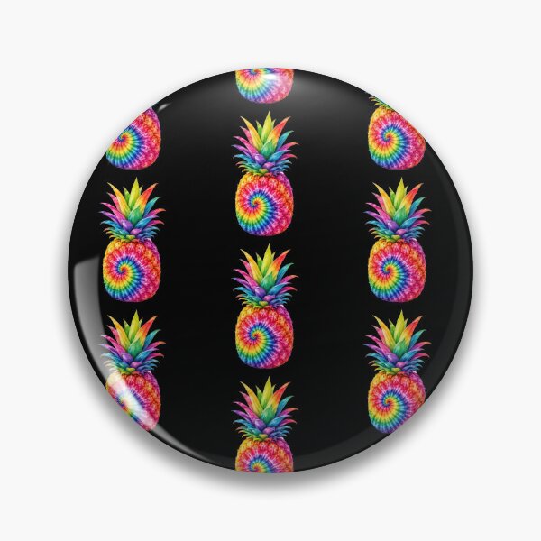 Item preview, Rainbow Tie-Dye Pineapple Art designed and sold by jgvisualarts.