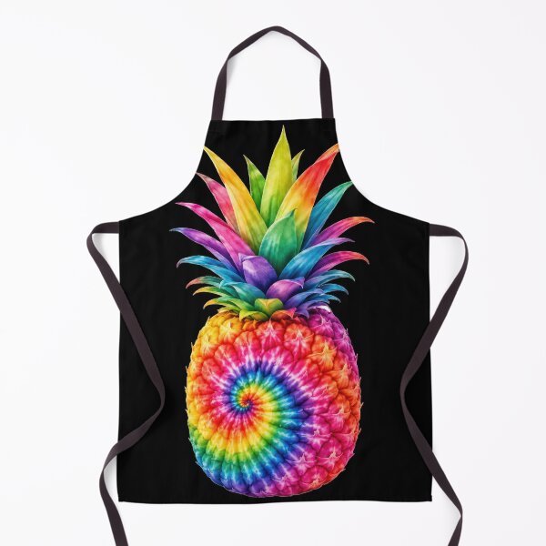 Item preview, Rainbow Tie-Dye Pineapple Art designed and sold by jgvisualarts.